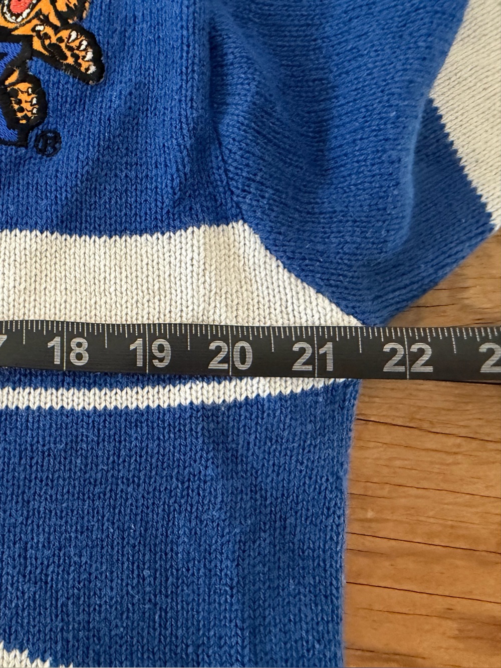 VTG UK Kentucky Wildcats Embroidered Spirit Sweater Cardigan Blue Women's Size S - Picture 8 of 9